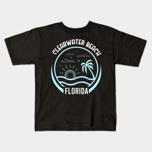 Clear Water Beach - Tranquil Coastal Escape Kids T-Shirt